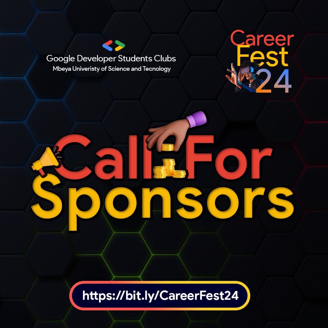 GDSC MUST Career Fest '24 — Call for Sponsors