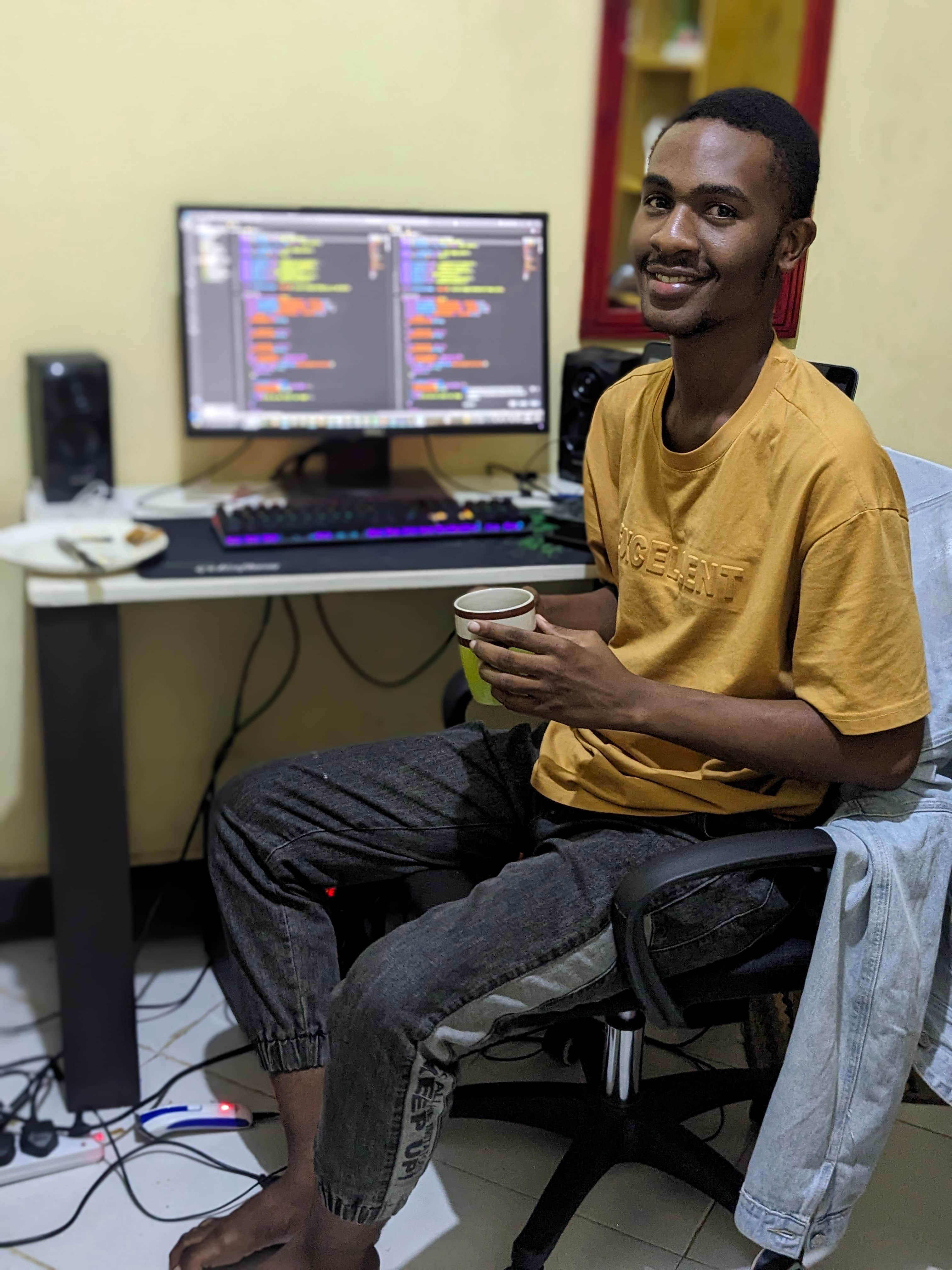 Dickson Ngasa — GDSC Multimedia Lead Executive Portrait