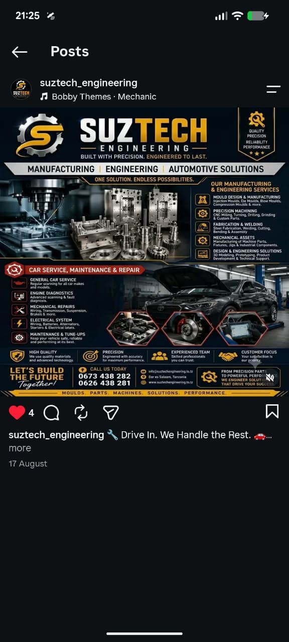 SuzTech Engineering Client Portfolio Deliverable