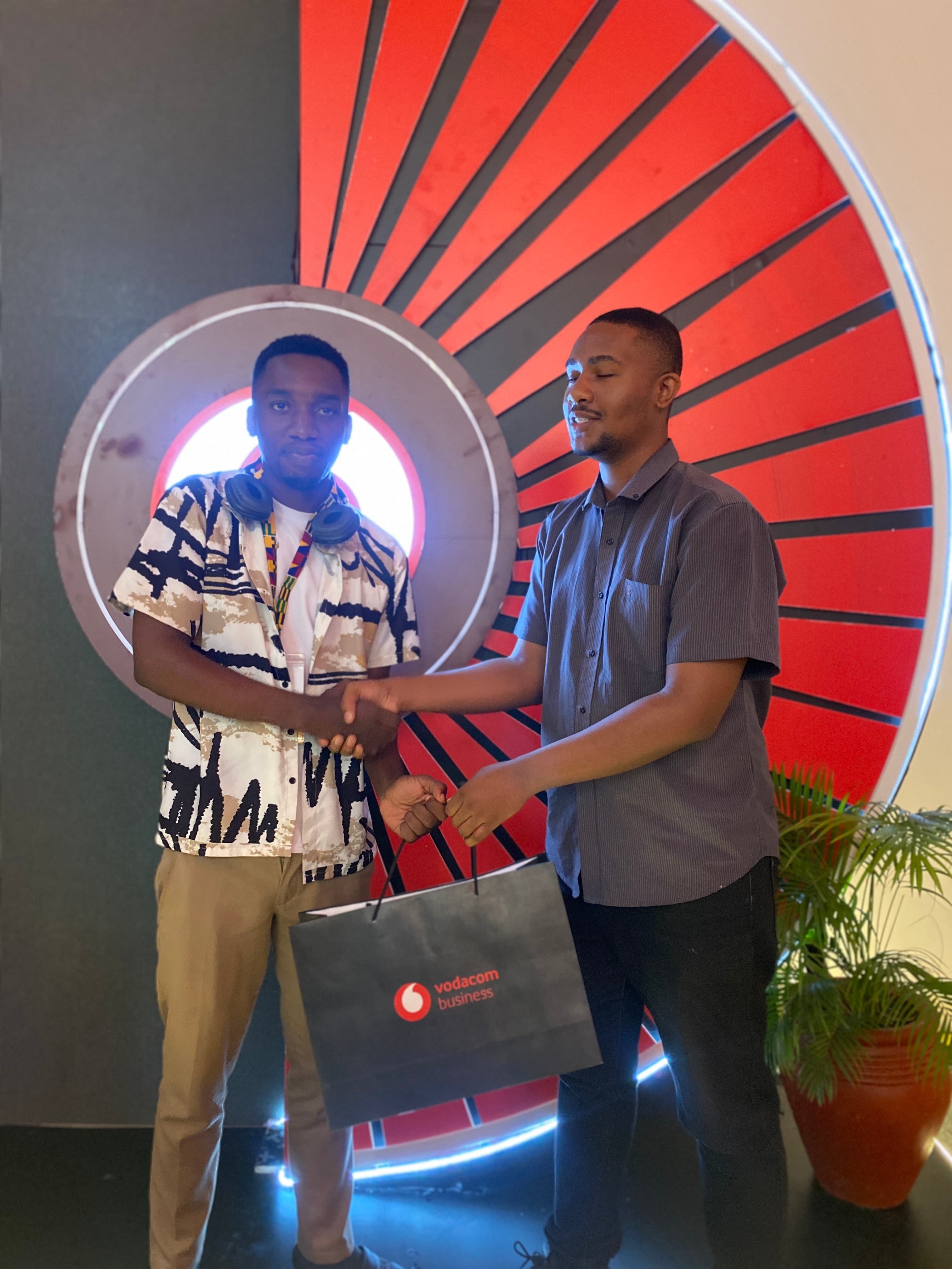 Vodacom Digital Transformation Summit Award Presentation